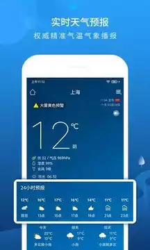 中国气象频道本地天气节目截图