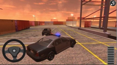 模拟高速公路警车驾驶游戏截图
