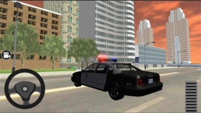 模拟高速公路警车驾驶游戏截图