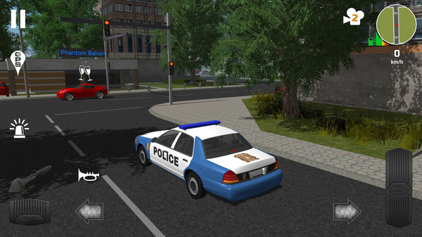 3d警车模拟驾驶游戏截图