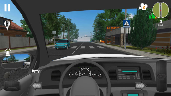3d警车模拟驾驶游戏截图