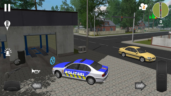 模拟警车巡逻驾驶游戏版截图