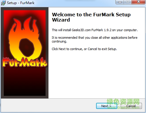 furmark1.9.2绿色版(GPU显卡性能测试软件)截图