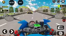 摩托车模拟器特技比赛截图